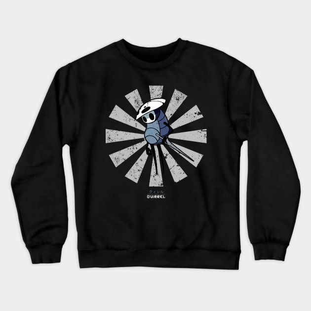 Quirrel Retro Japanese Hollow Knight Crewneck Sweatshirt by Nova5